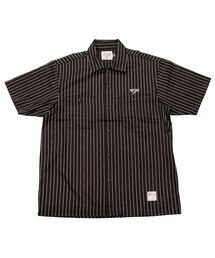 SEVENTY FOUR | SEVENTY FOUR(セブンティーフォー) / STRIPED WORK SHIRT S/S(STF23SS16)(ワークシャツ)(シャツ/ブラウス)