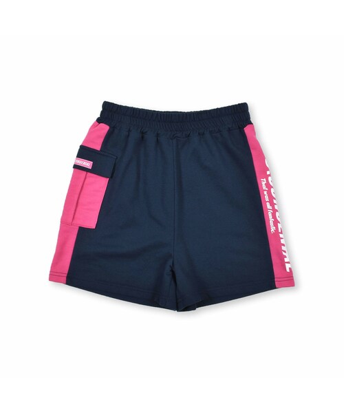 ZIDDY(ジディ)の「カーゴショートパンツ(130~160cm)(スウェットパンツ・キッズ・ブルー/ベージュ・150)」の1枚目の写真