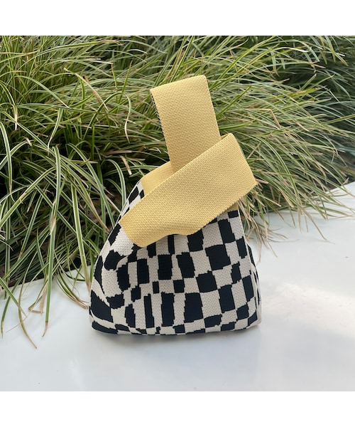 copine（コピン）の「柄ミニバッグ（ハンドバッグ・レディース・イエロー・F）」の2枚目の写真