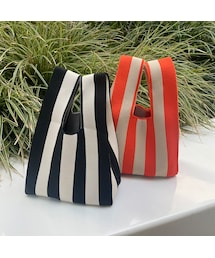 copine | ストライプミニバッグ(2color)(ハンドバッグ)