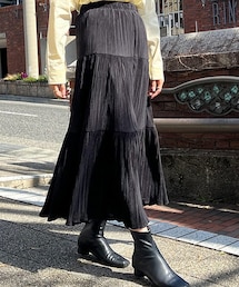 DHOLIC（ディーホリック）の「プリーツAラインスカート（スカート・レディース）」