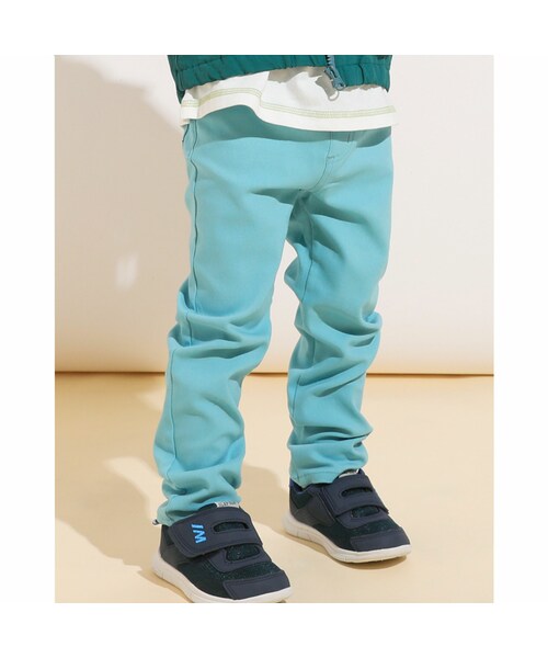 SLAP SLIP(スラップスリップ)の「らくのび スーパーストレッチ ツイル カラー パンツ (80~130cm)(その他パンツ・キッズ・ブルー/ピンク/グリーン/ベージュ/パープル・110)」の1枚目の写真