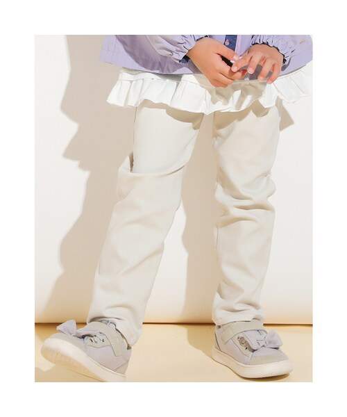 SLAP SLIP(スラップスリップ)の「らくのび スーパーストレッチ ツイル カラー パンツ (80~130cm)(その他パンツ・キッズ・ブルー/ピンク/グリーン/ベージュ/パープル・110)」の2枚目の写真
