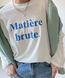 DHOLIC | ロゴ長袖Tシャツ(Tシャツ/カットソー)