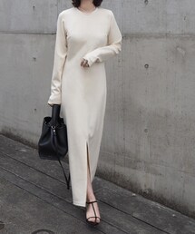 ローレン　ワンピース LAULEN（ローレン）の「pencil slit long dress（ワンピース