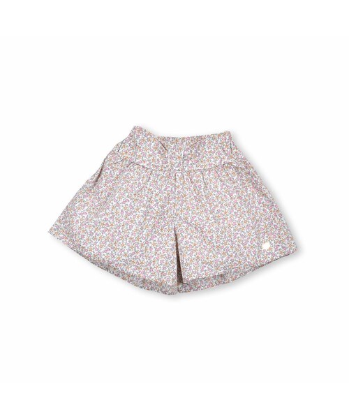 SLAP SLIP（スラップスリップ）の「【お揃い】リボン付き花柄ショートパンツ(90~130cm)（その他パンツ・キッズ・ピンク/オレンジ・110）」の2枚目の写真