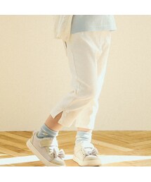 SLAP SLIP | らくのび裾リボンスーパーストレッチ7分丈パンツ(80~130cm)(その他パンツ)