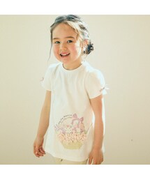 SLAP SLIP | カゴバックプリント半袖Tシャツ(80~130cm)(Tシャツ/カットソー)