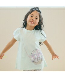 SLAP SLIP | カゴバックプリント半袖Tシャツ(80~130cm)(Tシャツ/カットソー)