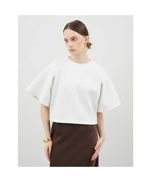 値下げ↓【MIESROHE 】構築タックスリーブカットトップス MIESROHE]構築タックスリーブカットTOPS | KOBUNSHA SELECT SHOP