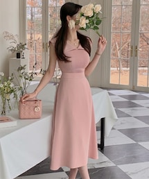 DHOLIC（ディーホリック）の「ハイウエストフレアロングスカート（スカート・レディース）」