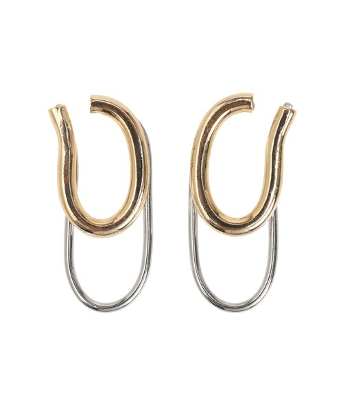 ELENDEEK(エレンディーク)の「DOUBLE HOOP EAR CUFF(イヤーカフ・レディース・シルバー/ゴールド・F)」の7枚目の写真