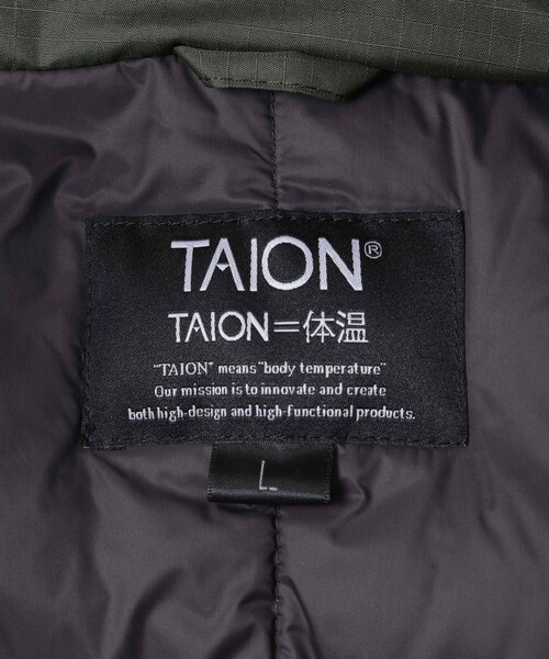URBAN RESEARCH Sonny Label（アーバンリサーチサニーレーベル）の「『別注』TAION×Sonny Label　STAND DOWNJACKET（その他アウター・メンズ・ブラック/チャコール/ダークブラウン・M/L/XL）」の16枚目の写真