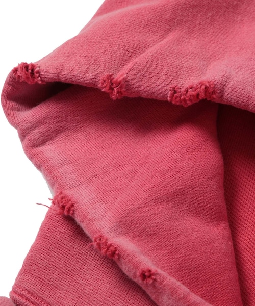 ADAM ET ROPE'(アダムエロペ)の「【BOWWOW/バウワウ】1ST MARINE DIVISION HOODIE AGEING(パーカー・メンズ・レッド・L/M/XL)」の9枚目の写真