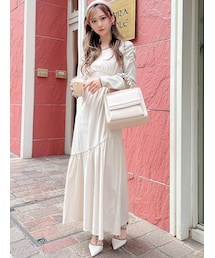 RESEXXY | フェイクレザーポイントマーメイドワンピース(ワンピース)