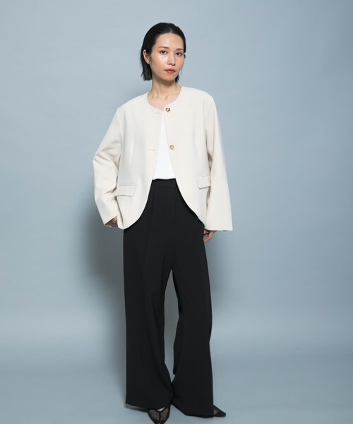 URBAN RESEARCH ROSSO（アーバンリサーチロッソ）の「CHIGNON　ベルト付きワイドパンツ（その他パンツ・レディース・BLACK・36/38）」の8枚目の写真