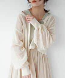 Crisp | メッシュショートカーディガン[c1R3219](カーディガン/ボレロ)