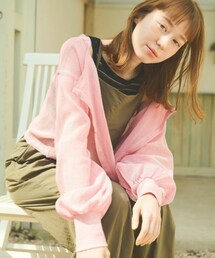 Crisp | メッシュショートカーディガン[c1R3219](カーディガン/ボレロ)