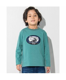 WASK | 恐竜 パッチ 天竺 Tシャツ (100~160cm)(Tシャツ/カットソー)