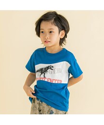 WASK | 恐竜パッチ天竺Tシャツ(100~160cm)(Tシャツ/カットソー)