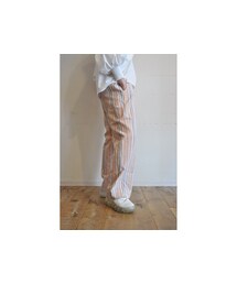 -- | ストライプワイドパンツ(その他パンツ)