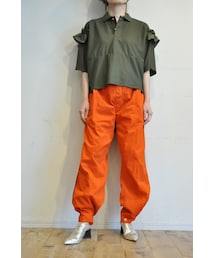 RehersalL | サイドラインスノーカモパンツ(カーゴパンツ)