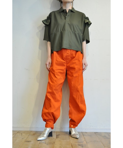 RehersalL(リハーズオール)の「サイドラインスノーカモパンツ(カーゴパンツ・レディース・ピンク/ベージュ/オレンジ/グリーン/ブラック・one)」の5枚目の写真