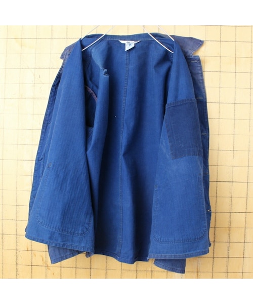 の「60s 70s ドイツ ヘリンボーンツイル ワーク ジャケット