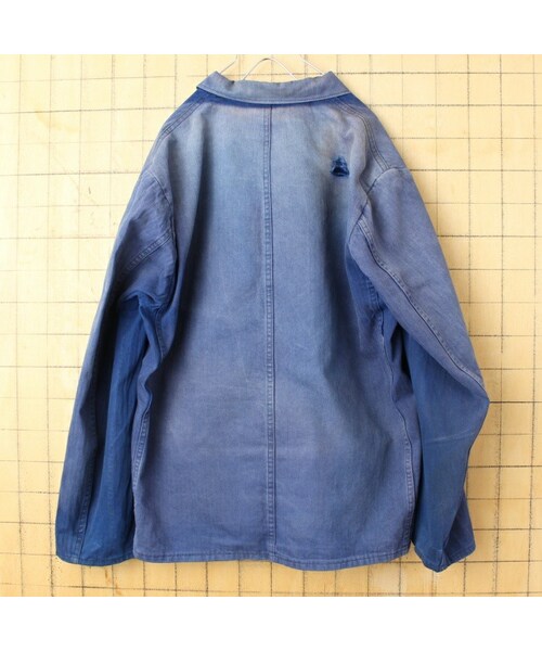 の「60s 70s ドイツ ヘリンボーンツイル ワーク ジャケット