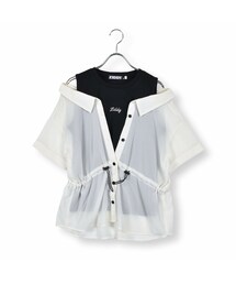 ZIDDY | ドッキングシアーシャツ(130~160cm)(シャツ/ブラウス)