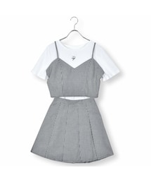 ZIDDY | 3点セットキャミソール＆Tシャツ＆スカート(130~160cm)(キャミソール)