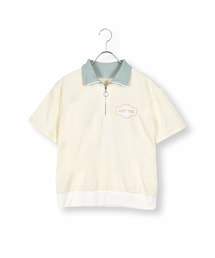 ZIDDY | ハーフジップバックプリントTシャツ(130~160cm)(Tシャツ/カットソー)