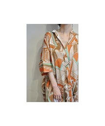 -- | トライバルペイントスクエアブラウス(シャツ/ブラウス)