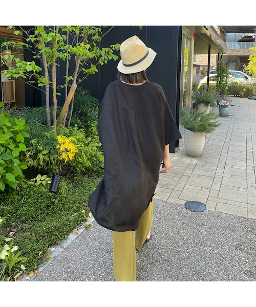 copine（コピン）の「サイドリボンスキッパーシャツ／ブラウス（ブラック）（シャツ/ブラウス・レディース・ブラック・M）」の3枚目の写真