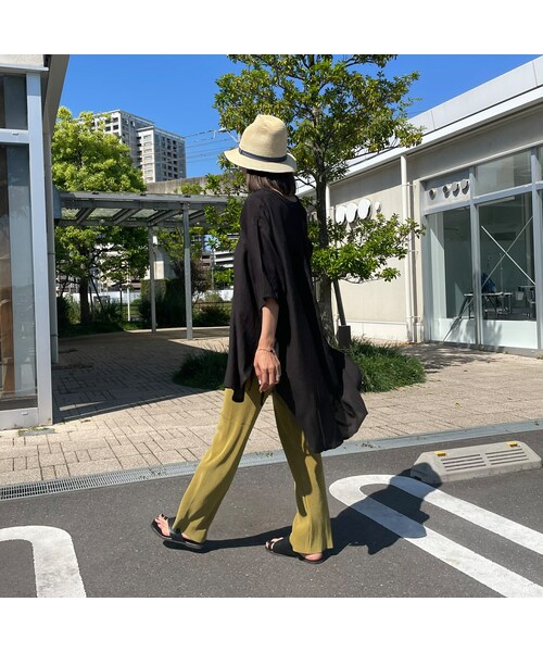 copine（コピン）の「サイドリボンスキッパーシャツ／ブラウス（ブラック）（シャツ/ブラウス・レディース・ブラック・M）」の4枚目の写真