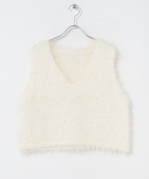 ITEMS URBANRESEARCH | フェザーVネックニットベスト(ベスト)
