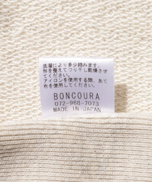 ADAM ET ROPE'(アダムエロペ)の「【BONCOURA/ボンクラ】半袖両Vスエット(スウェット・メンズ・ブラック/キナリ・40/42)」の16枚目の写真