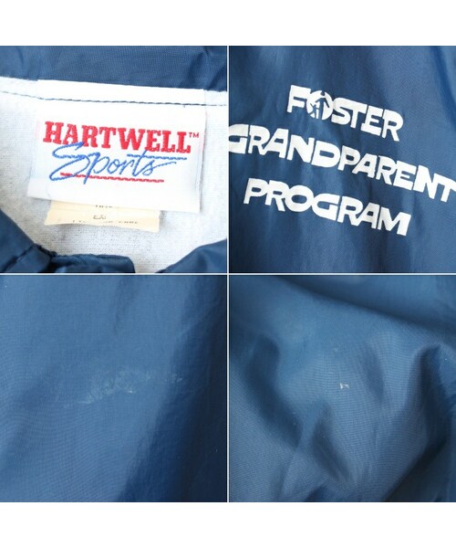 の「ビッグサイズ 70s 80s USA製 HARTWELL プリント ナイロン コーチ