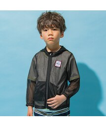 WASK | 【防虫加工】ポーチ付きフードメッシュパーカー(100~160cm)(ブルゾン)
