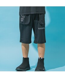 WASK | 【速乾・接触冷感】5.5分丈ロゴプリントメッシュパンツ(100~160cm)(その他パンツ)