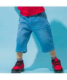 WASK | 6分丈折り返しポケットデニムパンツ(100~160cm)(デニムパンツ)