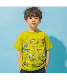 WASK | 【接触冷感】恐竜アルファベットTシャツ(100~160cm)(Tシャツ/カットソー)