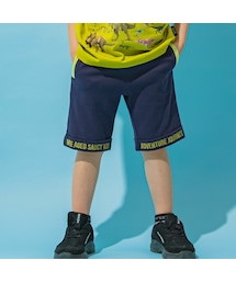 WASK | 5分丈配色ポケットロゴポンチコットンパンツ(100~160cm)(スウェットパンツ)