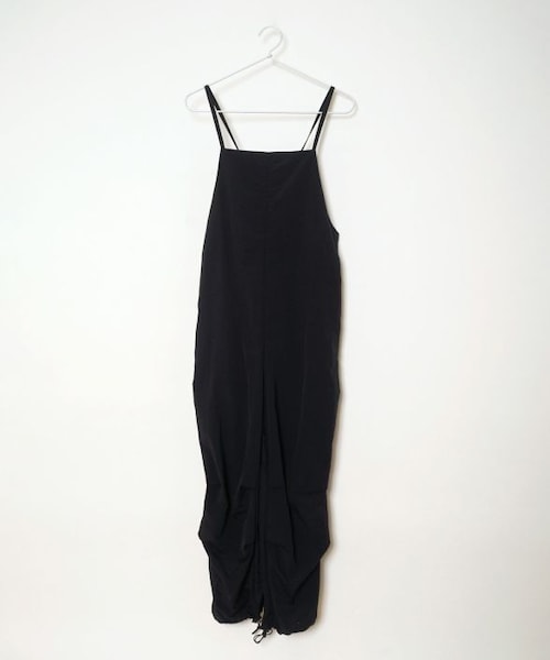 Crisp（クリスプ）の「ナイロンキャミサロペット[c2R3259]（サロペット/オーバーオール・レディース・ブラック/カーキ・FREE）」の3枚目の写真