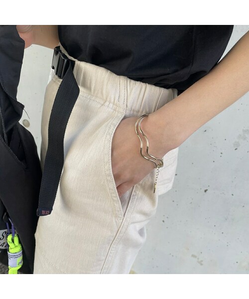 copine（コピン）の「2wayウェーブネックレス(2color)（ネックレス・レディース・シルバー/ゴールド・F）」の7枚目の写真