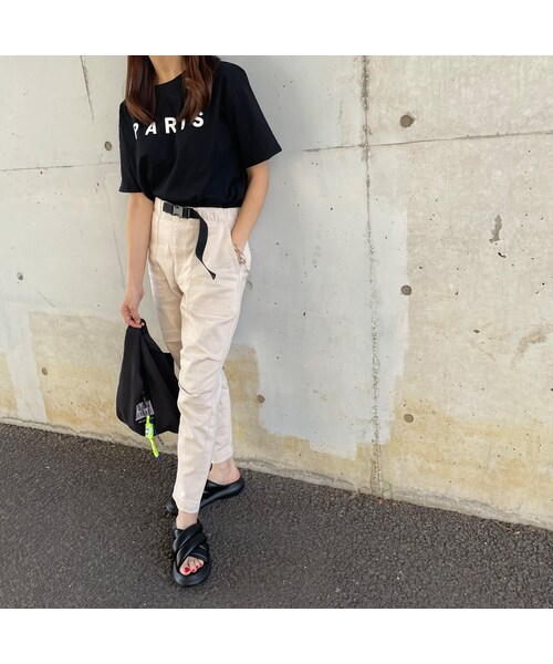 copine（コピン）の「【定価7900円→5900円】ストレッチツイルキャンパーパンツ(アイボリー)（その他パンツ・レディース・アイボリー・M）」の3枚目の写真