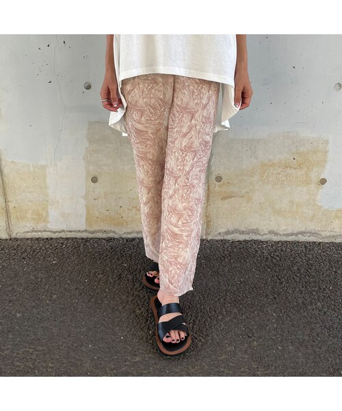 copine(コピン)の「総柄パンツ(オレンジ)(その他パンツ・レディース・オレンジ・ワンサイズ)」の1枚目の写真