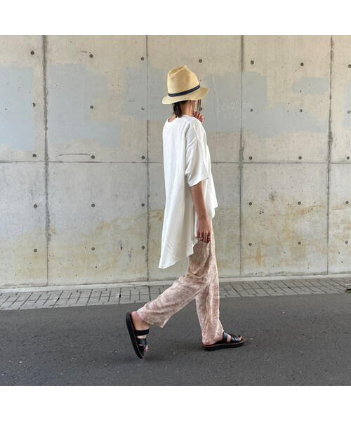 copine(コピン)の「総柄パンツ(オレンジ)(その他パンツ・レディース・オレンジ・ワンサイズ)」の3枚目の写真