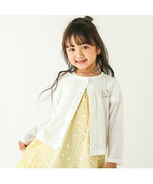 SLAP SLIP | 透かし編みレーシー天竺カーディガン(90~130cm)(カーディガン/ボレロ)