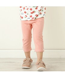 SLAP SLIP | 【お揃い】無地フルーツ柄6分丈レギンス(80~130cm)(レギンス/スパッツ)